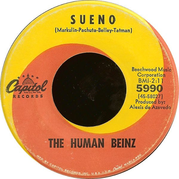The Human Beinz : Nobody But Me (7", Single, Scr)