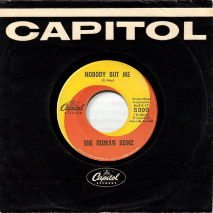 The Human Beinz : Nobody But Me (7", Single, Scr)