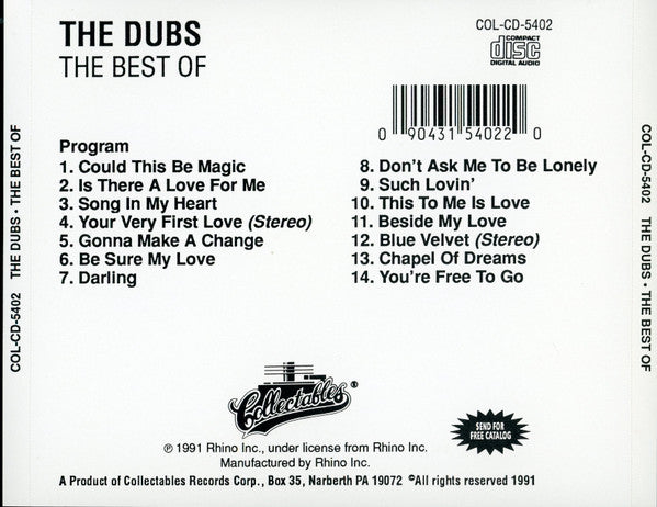 The Dubs : The Best Of The Dubs (CD, Comp, Mono)
