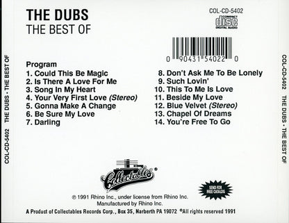 The Dubs : The Best Of The Dubs (CD, Comp, Mono)