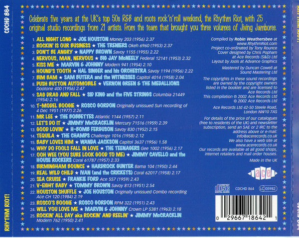 Various : Rhythm Riot! (CD, Album, Comp)