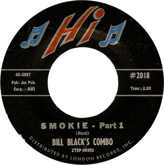 Bill Black's Combo : Smokie (7", Single, Styrene)