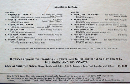 Bill Haley And His Comets : Rock 'n Roll Stage Show (LP, Album, Mono)