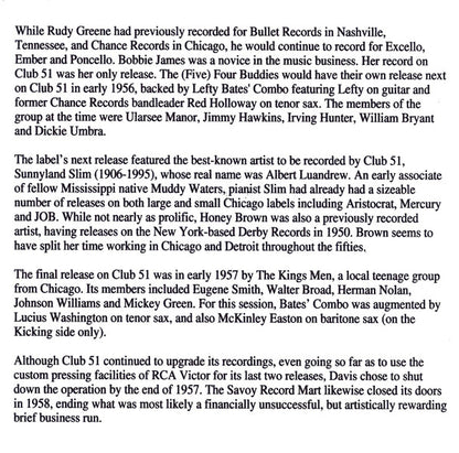 Various : The Best Of Club 51 Records (CDr, Comp)