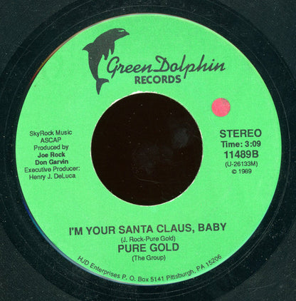 Pure Gold (9) : (Please Chase My) Christmas Blues (7", Single)