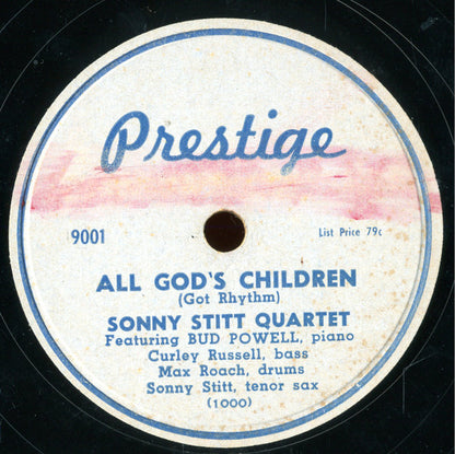 Sonny Stitt Quartet, Sonny Stitt : All God's Children (Got Rhythm) / Sunset (Shellac, 10")