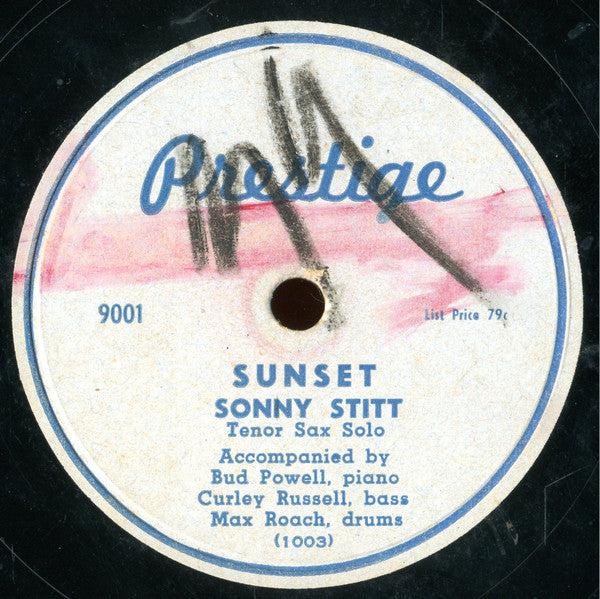 Sonny Stitt Quartet, Sonny Stitt : All God's Children (Got Rhythm) / Sunset (Shellac, 10")