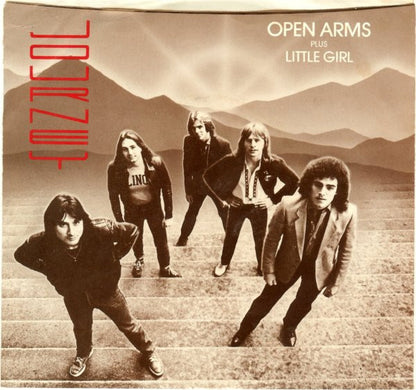 Journey : Open Arms (7", Single, Styrene, Pit)