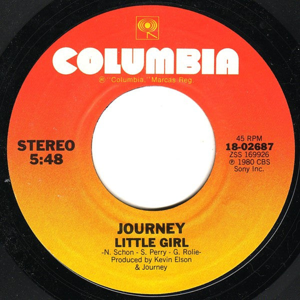 Journey : Open Arms (7", Single, Styrene, Pit)