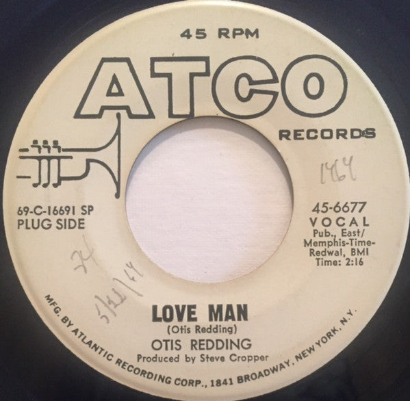 Otis Redding : Love Man (7", Promo, SP,)