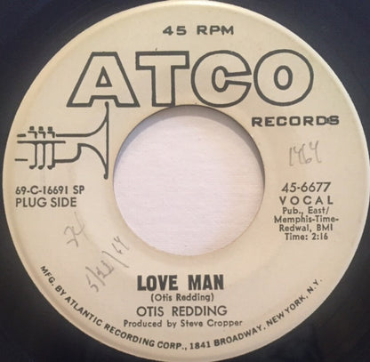 Otis Redding : Love Man (7", Promo, SP,)