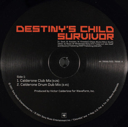 Destiny's Child : Survivor (Dance Mixes) (12")