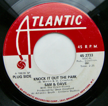 Sam & Dave : Knock It Out The Park (7", Single, Promo)