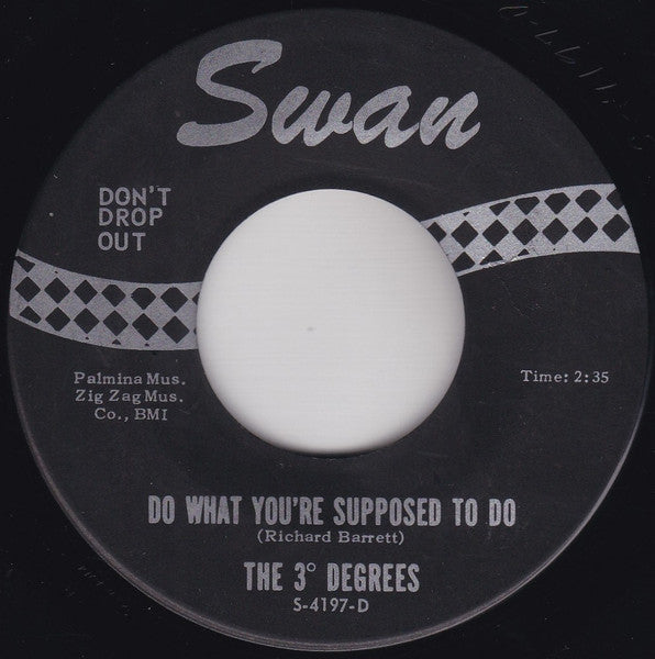 The Three Degrees : Gee Baby (I'm Sorry) / Do What You're Supposed To Do (7", Roc)