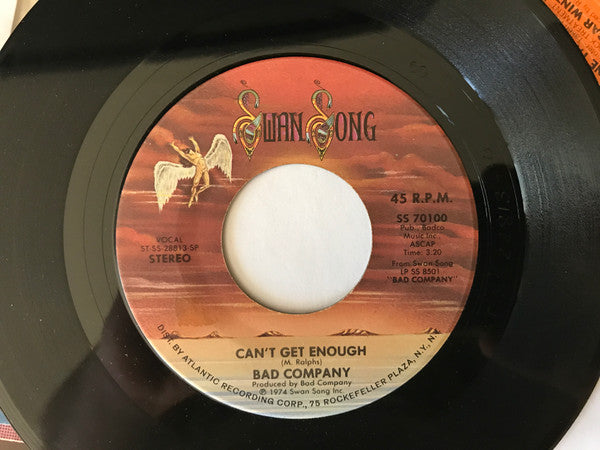 Bad Company (3) : Can't Get Enough / Little Miss Fortune (7", Single, Spe)