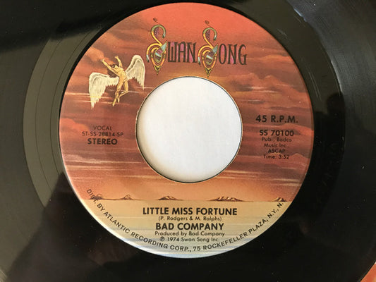 Bad Company (3) : Can't Get Enough / Little Miss Fortune (7", Single, Spe)