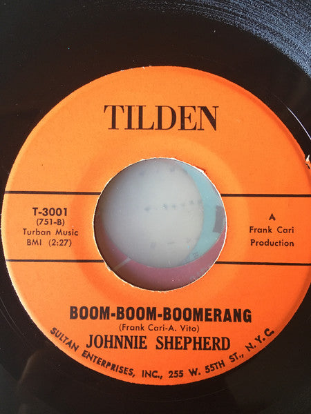 Johnnie Shepherd : How Blue My Heart / Boom-Boom-Boomerang (7")