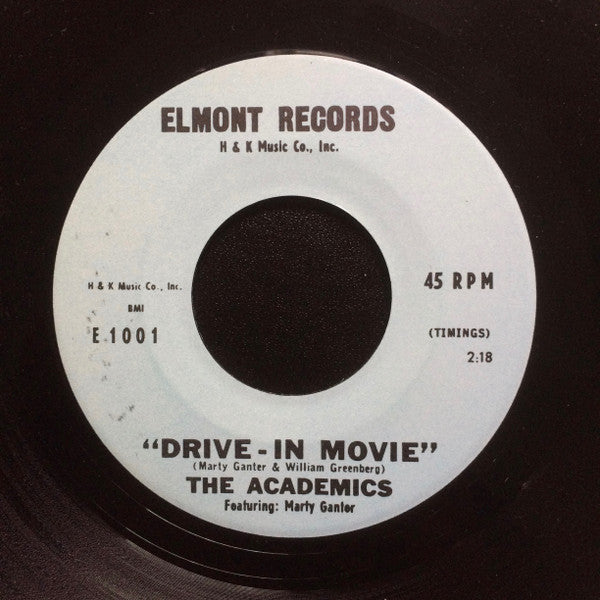 The Academics : Drive-In Movie (7", Single, RE, Unofficial)