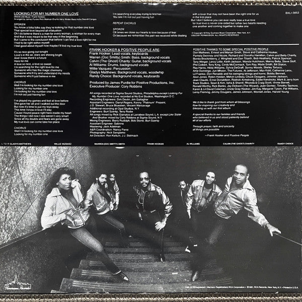 Frank Hooker & Positive People : Frank Hooker And Positive People (LP, Album)