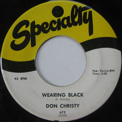 Don Christy : One Little Answer  (7")