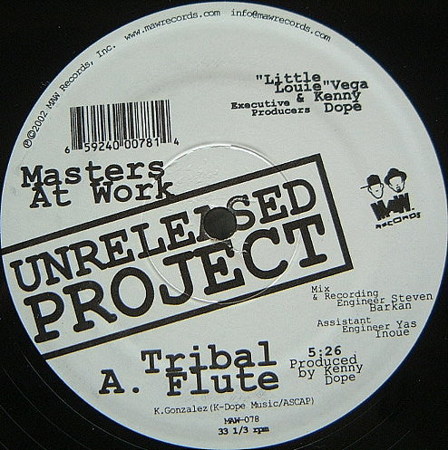 Unreleased Project : Tribal Flute / The Amazon (12")