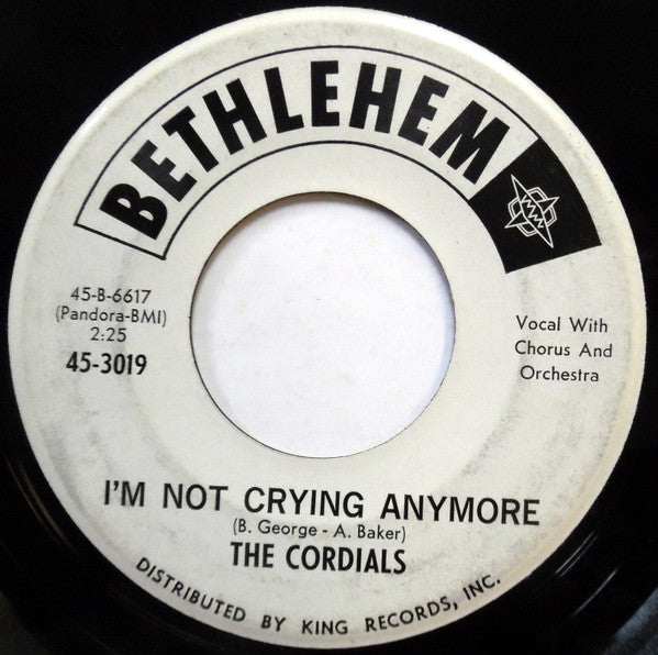 The Cordials (5) : What's The Matter With Me (7", Promo)