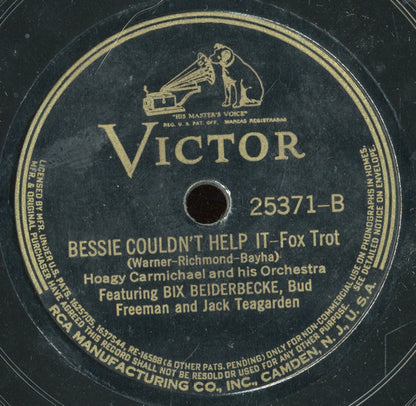 Hoagy Carmichael And His Orchestra : Barnacle Bill The Sailor / Bessie Couldn't Help It (Shellac, 10", RP)