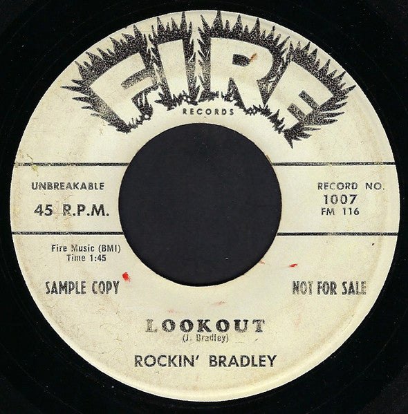 Rockin' Bradley : Lookout (7", Single, Promo)