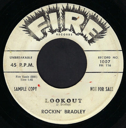 Rockin' Bradley : Lookout (7", Single, Promo)