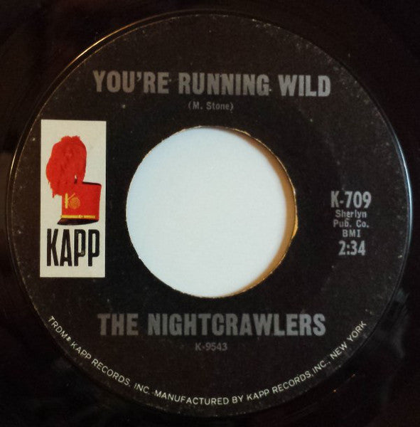 The Nightcrawlers : The Little Black Egg / You're Running Wild (7", Single, Styrene, San)