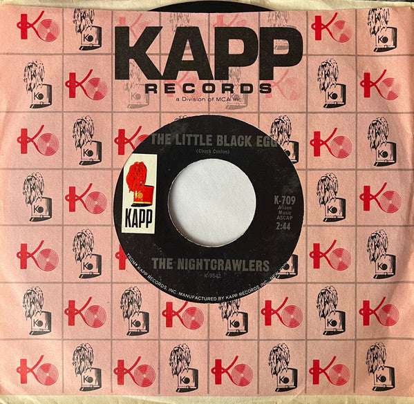 The Nightcrawlers : The Little Black Egg / You're Running Wild (7", Single, Styrene, San)
