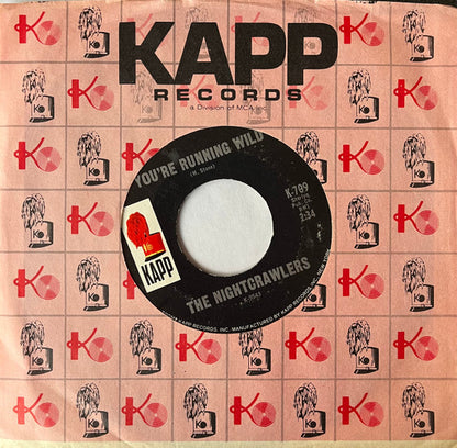 The Nightcrawlers : The Little Black Egg / You're Running Wild (7", Single, Styrene, San)