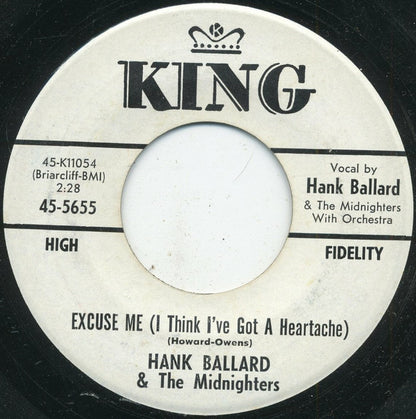 Hank Ballard & The Midnighters : I Want To Thank You (From The Bottom Of My Heart)  (7", Single, Promo)