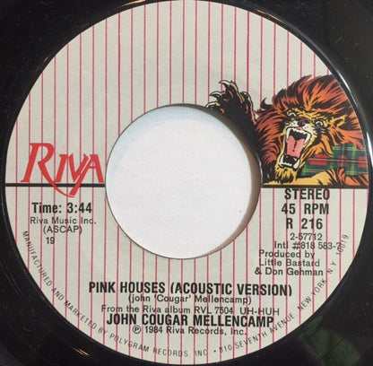 John Cougar Mellencamp : Authority Song (7", Styrene, Bes)