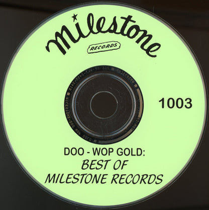 Various : Doo Wop Gold: Best Of Milestone Records (CD, Comp)