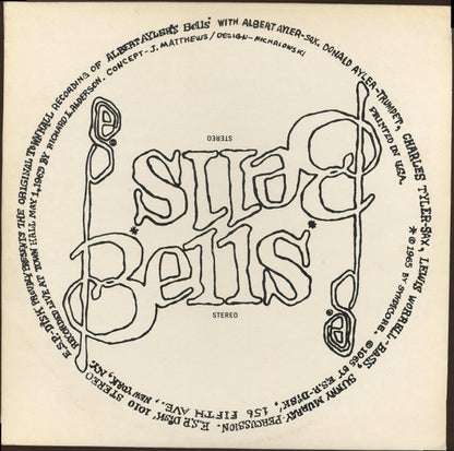 Albert Ayler : Bells (LP, S/Sided, Album, RE)