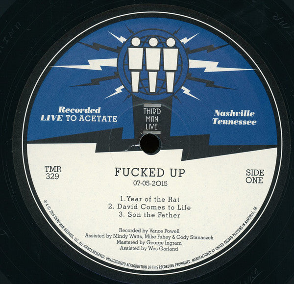 Fucked Up : Live At Third Man Records (LP, Album)