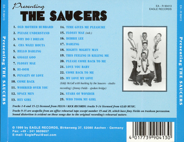 The Saucers : Presenting The Saucers (CD, Comp)