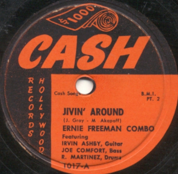 The Ernie Freeman Combo / Ernie Andrews : Jivin' Around (10", Single)