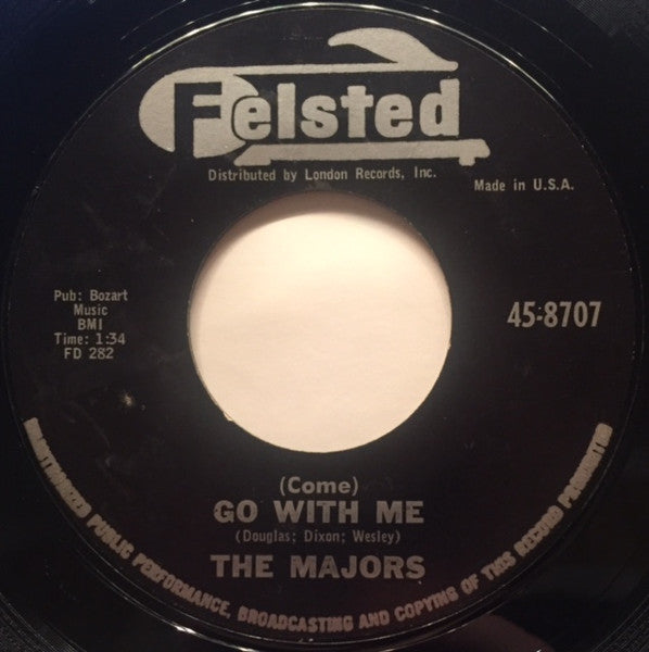 The Majors (4) : (Come) Go With Me (7", Styrene)