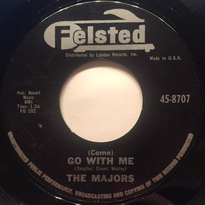 The Majors (4) : (Come) Go With Me (7", Styrene)