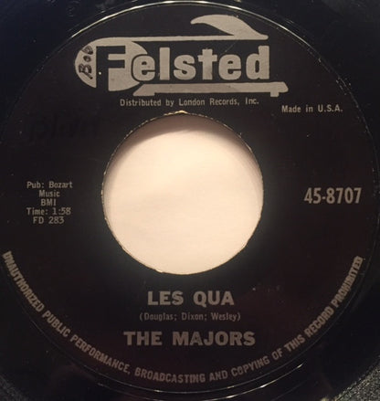 The Majors (4) : (Come) Go With Me (7", Styrene)
