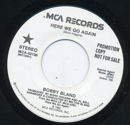 Bobby Bland : Here We Go Again (7", Single, Promo)