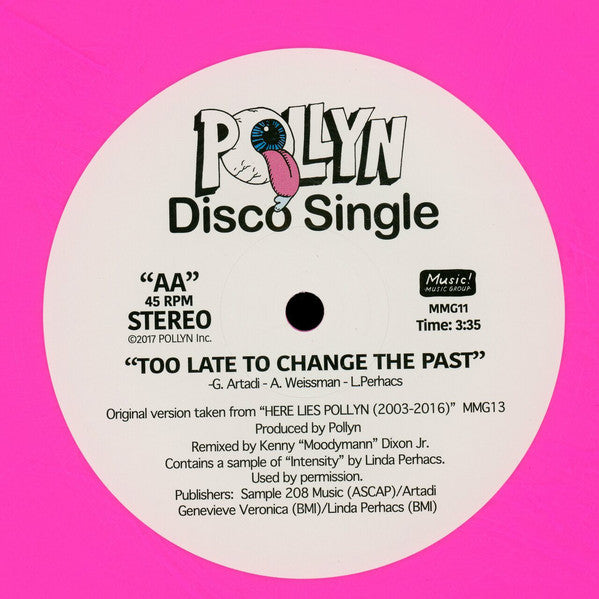 Pollyn : Sometimes You Just Know / Too Late To Change The Past (12", Pin)