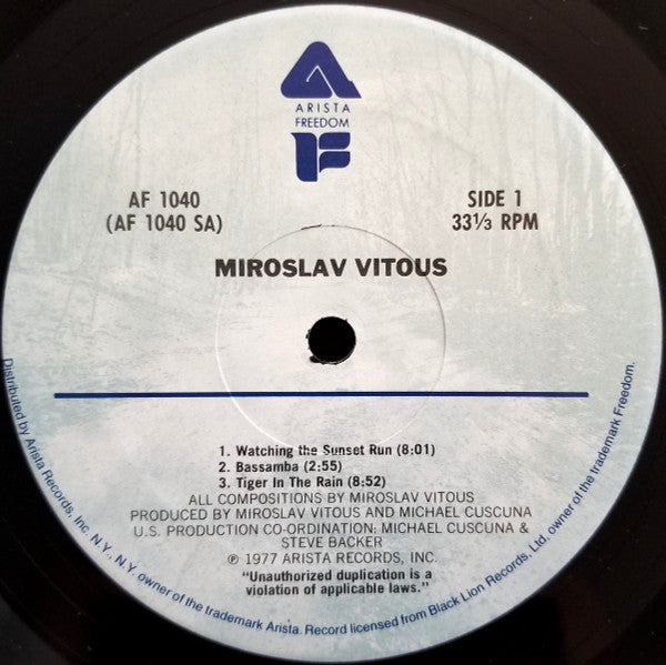 Miroslav Vitous : Miroslav (LP, Album)