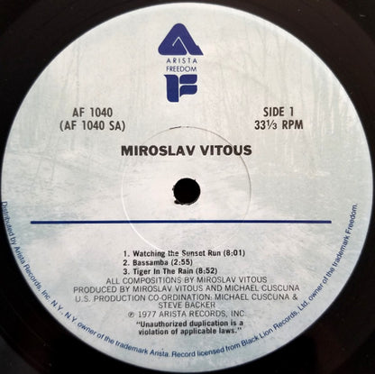 Miroslav Vitous : Miroslav (LP, Album)