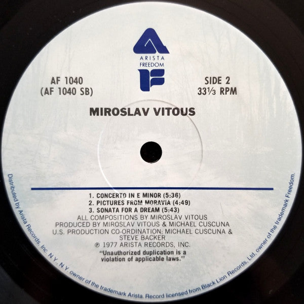 Miroslav Vitous : Miroslav (LP, Album)