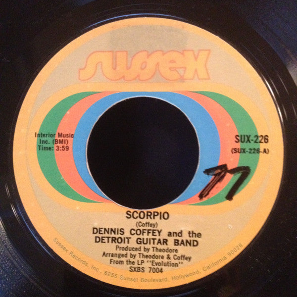 Dennis Coffey And The Detroit Guitar Band : Scorpio (7", Single, RE, Mon)