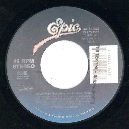 Michael Jackson : Jam (7")