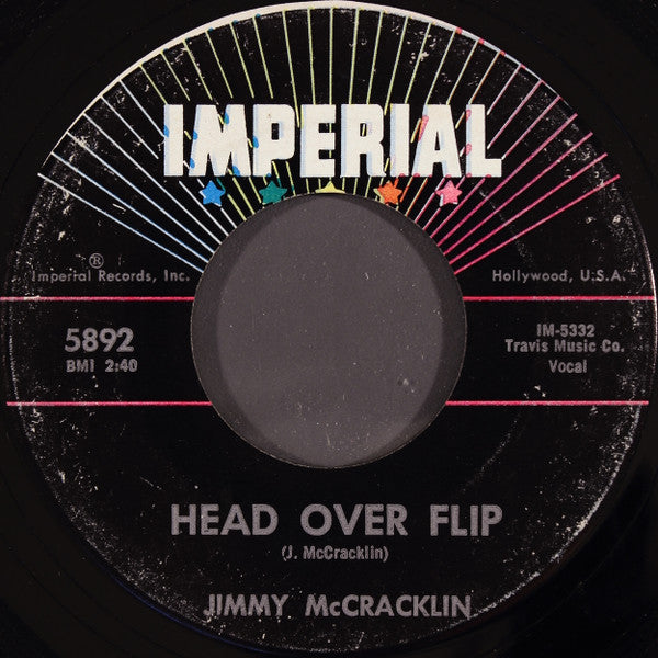 Jimmy McCracklin : Bitter Pill / Head Over Flip (7", Single)